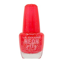 L.A. COLORS Neon Jelly Polish, Tropical Punch CNL364