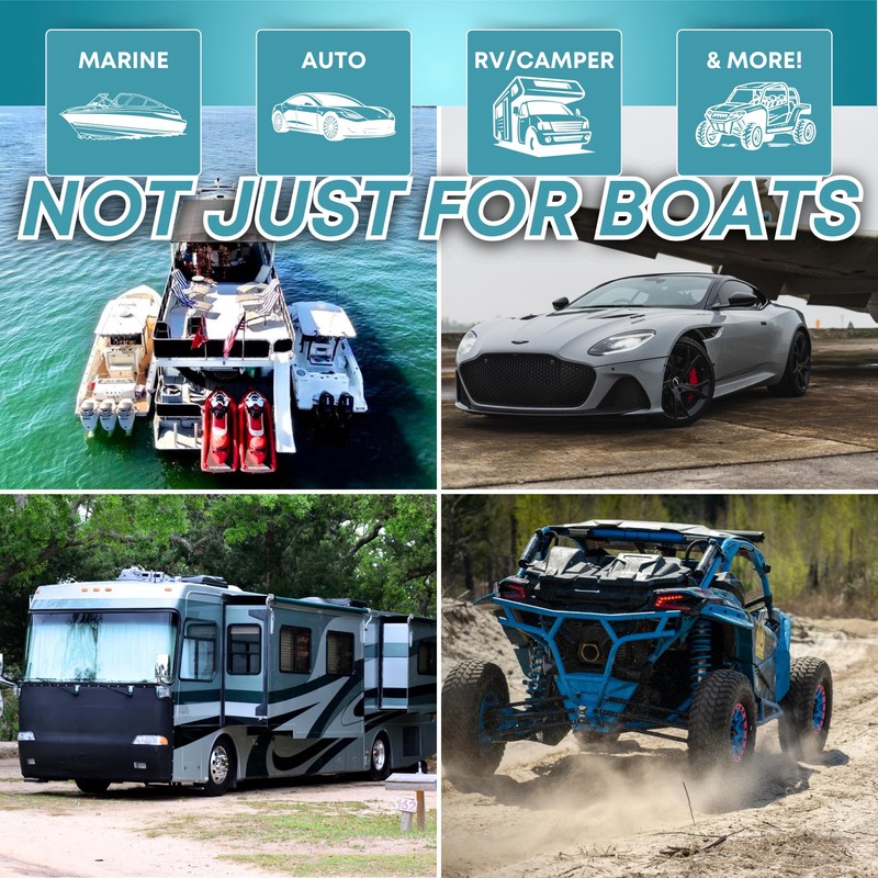 WIPEDOWN 3-in-1 Ceramic Waterless Wash & Quick Detailer | Boat