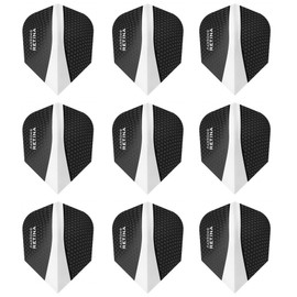 3 Sets of Harrows Retina Standard Dart Flights Plus 1 Set of 3 Aluminum Dart Flight Protectors (Clear)
