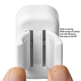 4PCS Toothbrush Holder Wall Mounted,Electric Toothbrush Holder Wall Mounted,Adjustable Hanging Mop Rack，Self Adhesive Electric Toothbrush Organizer for Bathroom,Multi-Function Holder for Dorm