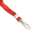 Beebel Red Lanyards 50Pcs 18" Lanyard with Badge Clip