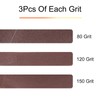 sourcing map 12pcs 1 x 30" Sanding Belts 4pcs Each