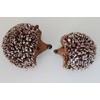 Set of Two Twig Hedgehog Christmas Decorations by Gisela Graham