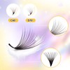 ACTROL Pre Made Fan Eyelash Extensions 16D 0.07 mm D