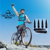 MEAJOO 6PCS Spiked Style Tire Valve Stem Caps, Universal Aluminium