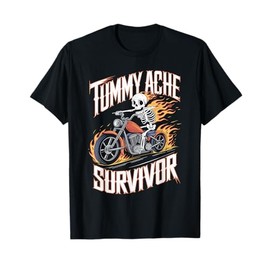 Tummy Ache Survivor Shirt Funny Tummy Ache Humor T-Shirt