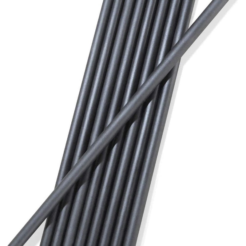 AMEYXGS 30 Inch 6.2 mm Pure Carbon Arrow Shaft Spine