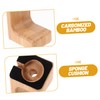 NOLITOY 1Pc Bamboo Smart Watch Charging Stand Elegant Durable Charging