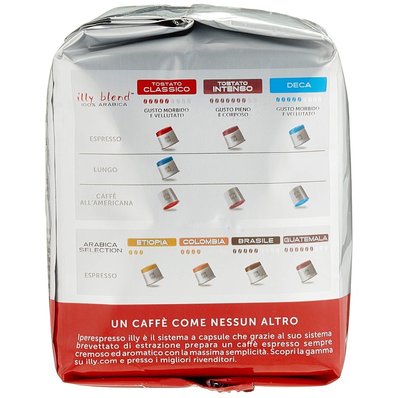illy Coffee, Classico Espresso Coffee Capsules, Medium Roast, 100 Percent