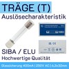 SIBA 400 mA Glass Fuses 6.3 x 32 mm |
