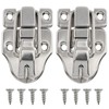 safycaby 2 PCS Metal Duckbilled Box Hasp Lock Toggle Latch