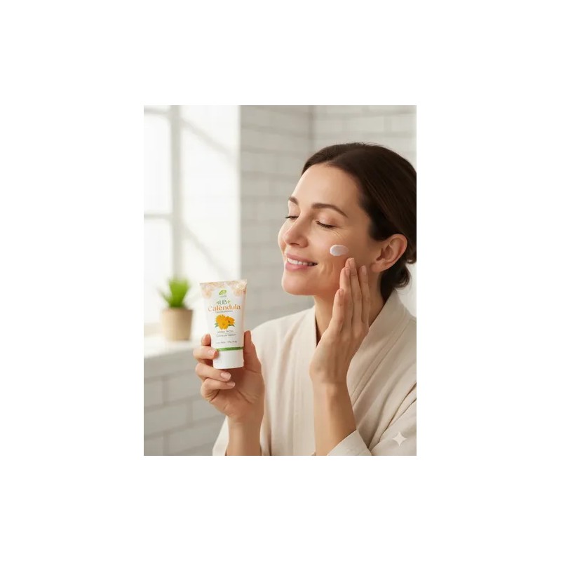 Pack 3 Crema Facial De Caléndula Ub Natural 120g Regenerador