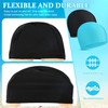 2 Pieces Elastic Swim Caps Comfortable Fabric Swimming Hat Lightweight