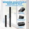 ZhouDaShu Adjustable Window Lock Bars Vertical, Small Window Bars Security
