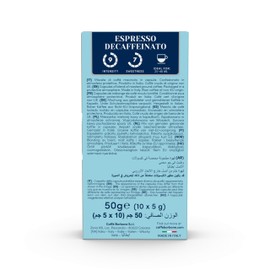 Caffe Borbone Aluminum Coffee Pods, Decaffeinated Blend, Medium Roast, Genuine Italian Coffee, 100 Count