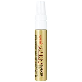 uni-ball 182210 - Lackmarker Paint PX-30 mit Keilspitze, gold