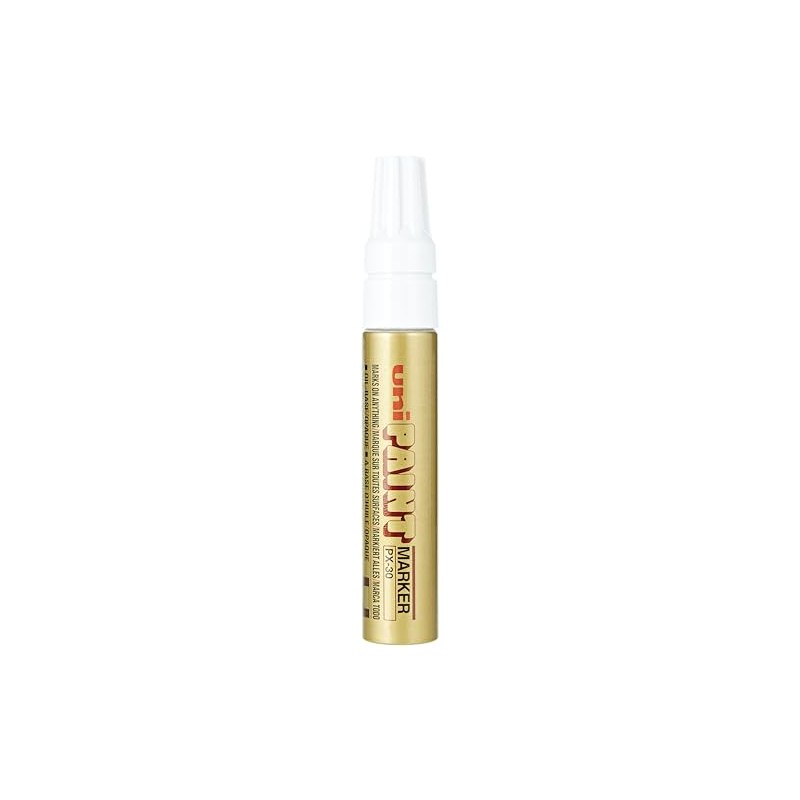 uni-ball 182210 - Lackmarker Paint PX-30 mit Keilspitze, gold