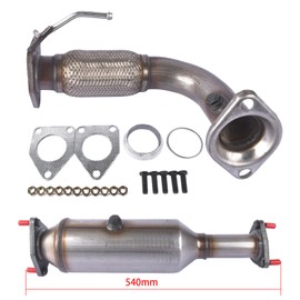 Front Flex Pipe & Catalytic Converter 16299 52349 Replacement for Honda Accord 2.4L 2003 2004 2005 2006 2007 AKWH