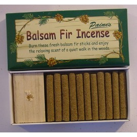 24 Fir Balsam Sticks and Holder - Paine's Fir Balsam Incense