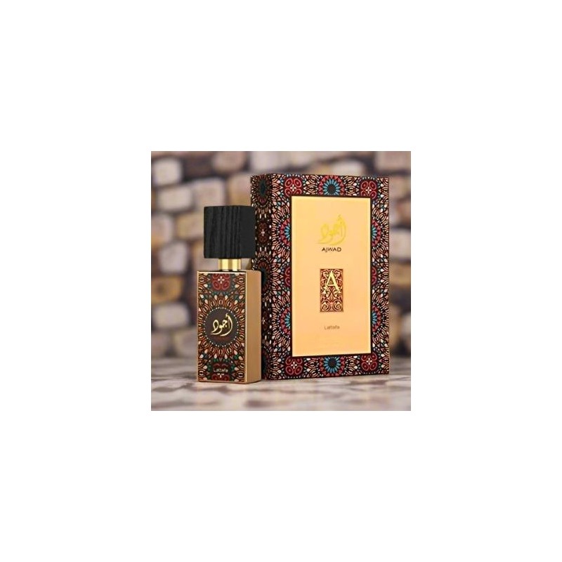 Lattafa Ajwad Eau De Perfume Spray, 2.0 Ounces