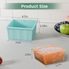 Silicone Freezer Tray for Soup Ice Cubes: 2-Cup Freezing Tray
