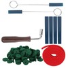 Piano Tuning Tools Kit,Portable Piano Rubber Silent Stick Tape Felt