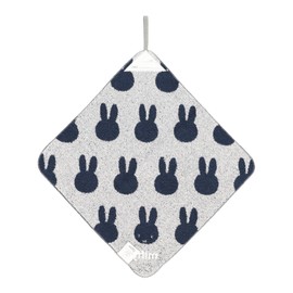 Marushin 5825008200 Towel with Loop, Miffy, Silhouette, Rabbit, Grandchild, Boys, Girls, Nursery, Kindergarten, Entrance School, Kindergarten, Kindergarten, School Entrance, Towel, Loop Towel, Loop,