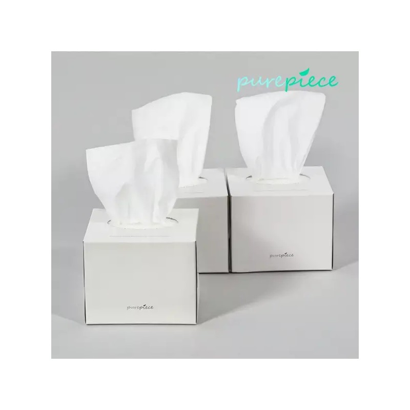 Pure Peace 퓨어피스 먼지없는 천연펄프 미니각티슈 230매 12개입 미용티슈 비염티슈