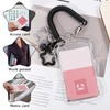 SHENLIU Cute Photocard Holder, Plastic Id Badge Holder, Star Wave