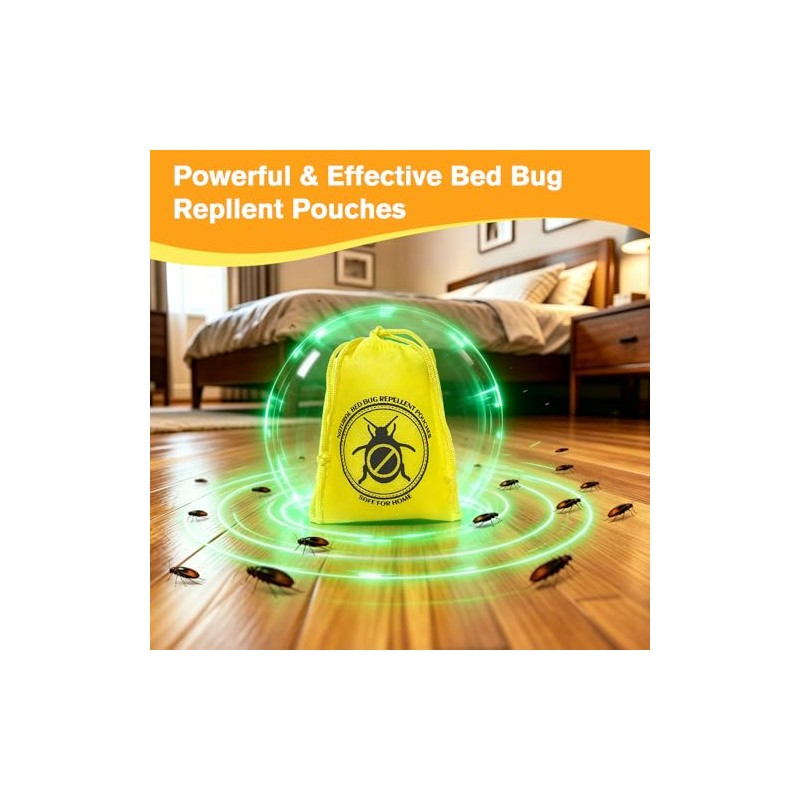 16 Pack Bed Bug Repellent Pouches for Home, Travel, Indoor
