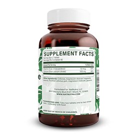 Natural Nutra Calcium Citrate with Vitamin D3, Supplement for Bone Strength, Health and Osteoporosis, 120 Tablets