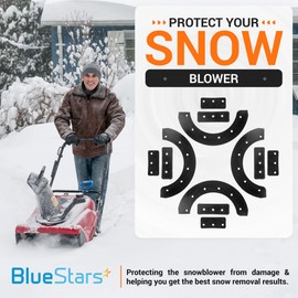BlueStars 302565MA 302565 Snow Thrower Rubber Paddle & Hardware - Compatible with Craftsman Murray Noma 57121MA 1687312SM - for Craftsman Machines 20" 21" 22" Snowblower