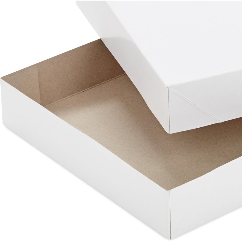 All Day Gifts 12-Pack White Gift Boxes with Lids –