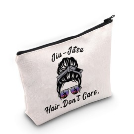 JNIAP Jiu-Jitsu Gift Jiu-Jitsu Hair Don't Care Cosmetic Bag Mixed Marshal Arts Gift (Jiu-Jitsu Hair Bag)