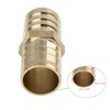 X AUTOHAUX 25mm Brass Barb Hose Fitting Straight Connector Adaptor