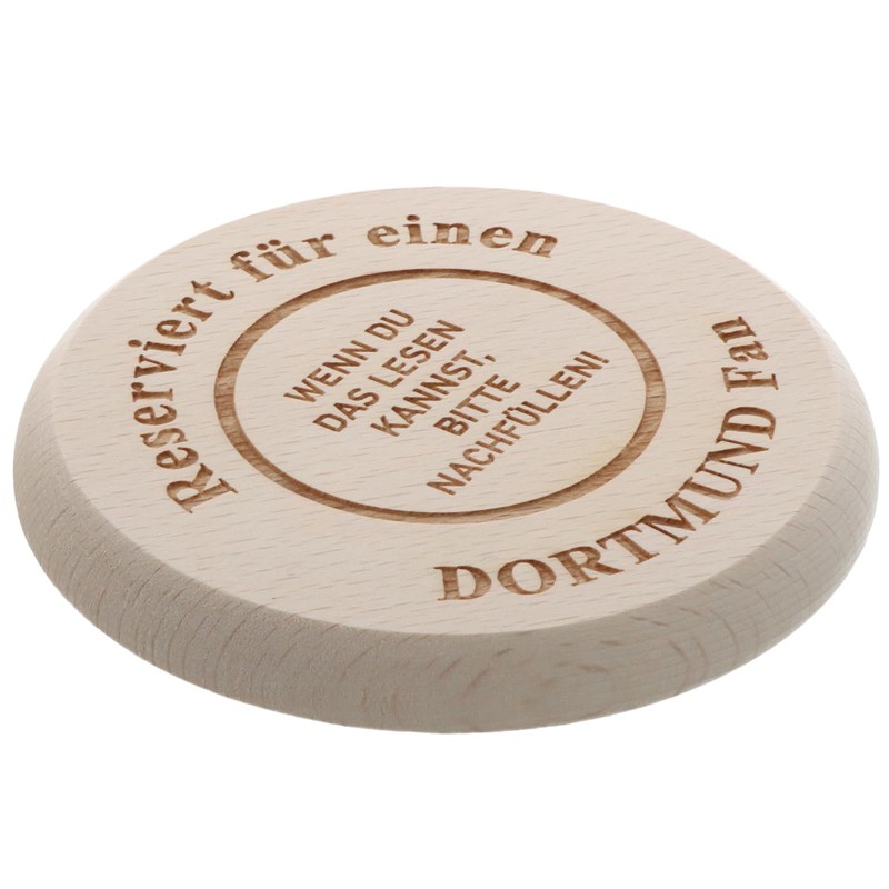 Spruchreif Coasters for Drinks, Wooden Coasters for Drinking Glasses, 2-in-1