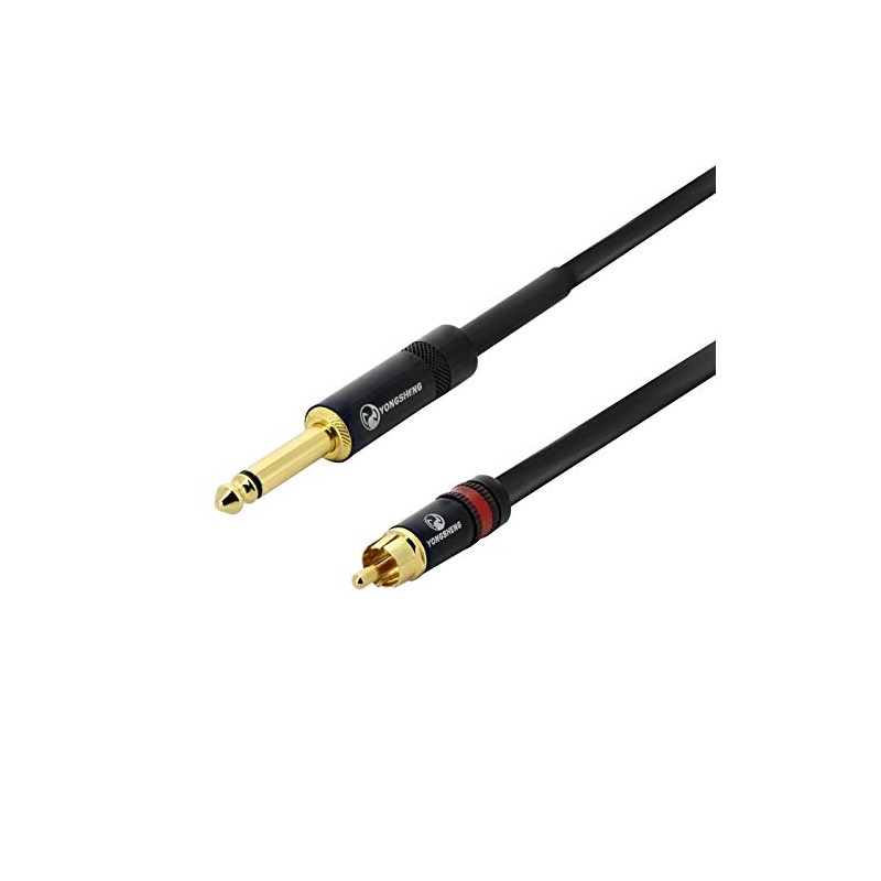 1/4" Jack to RCA Analog Audio Cable - 5m