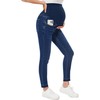 PACBREEZE Women's Maternity Jeans Over Belly Skinny Stretchy Denim Pants