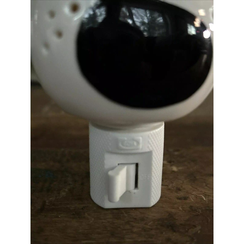 UPI Cute Retro Dog 3D Ceramic Night Light Whiskers Light