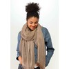 FRAAS Women's Viscose Blend Stole, camel