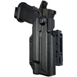 Pro IDPA Competition Holster fits Staccato XC w/Surefire X300 (Black, Right-Hand Draw)