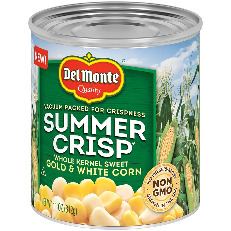 Del Monte Summer Crisp Whole Kernel Gold and White Corn,