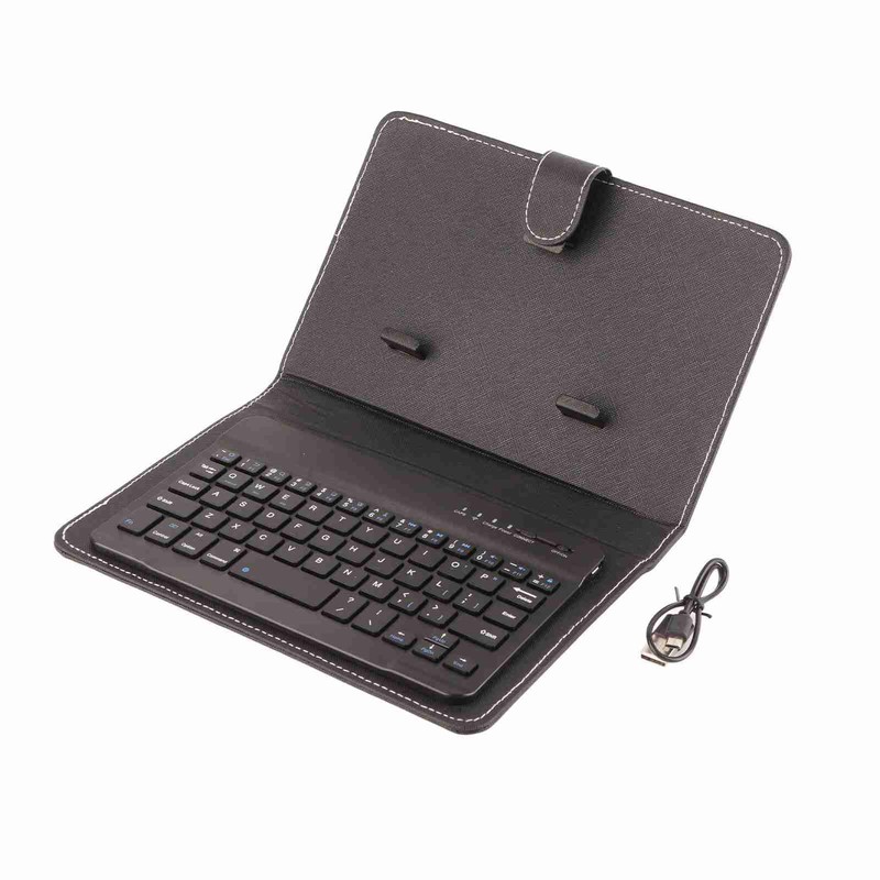 Universal Wireless Bluetooth Keyboard Flip Case Cover with Stand for