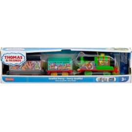 Fisher-Price Fisher Price Thomas & Friends All Engines Go Motorized Graffiti Percy Mattel