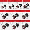 Sunny Health & Fitness Premium Polyurethane Commercial Grade Round Dumbbells