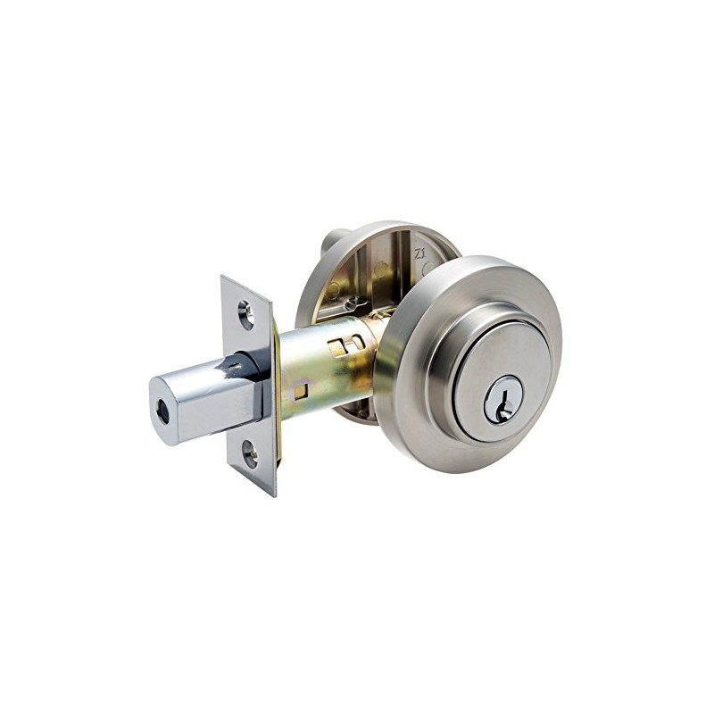 Pamex FDK Single Cylinder Deadbolt (Satin Nickel)