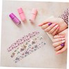 Healeved 6pcs Double-sided Nail Files for Travel Portable Manicure Tools