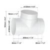 125mm / 5 Inch T-Joint - 3 Way Duct Connector