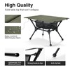ONETIGRIS Dipper Camping Table, Lightweight Portable Folding Table with Mesh