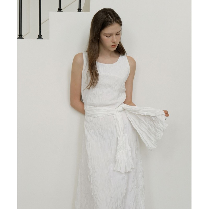 Reolgue Riolgue GIR Wrinkle Scarf White